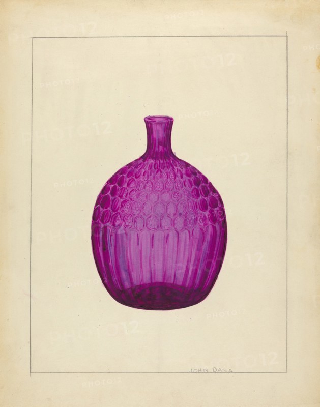 Flask, c. 1940. Creator: John Dana.