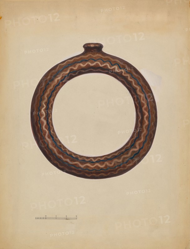 Ring Bottle, c. 1936. Creator: John Dana.