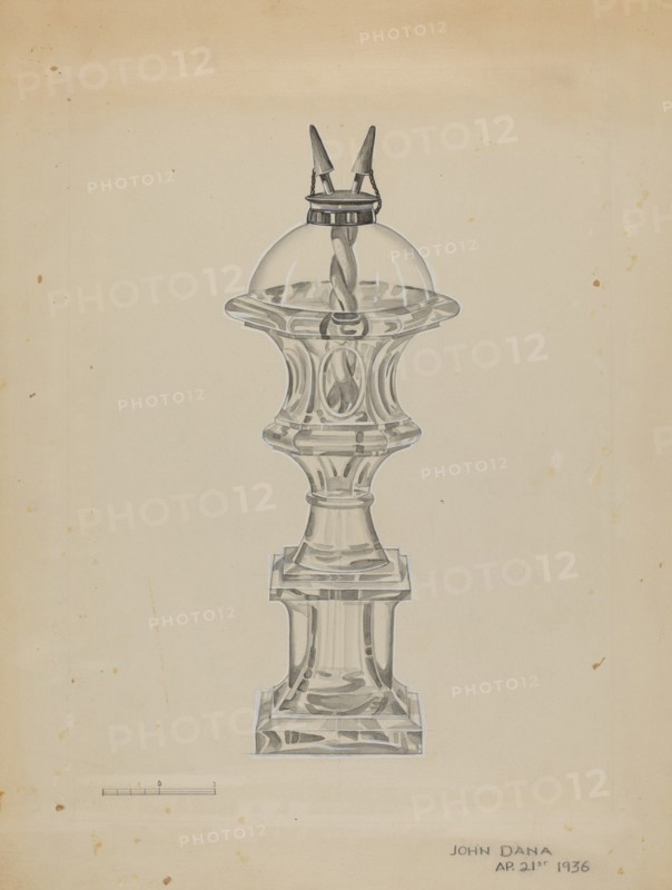 Lamp, 1936. Creator: John Dana.