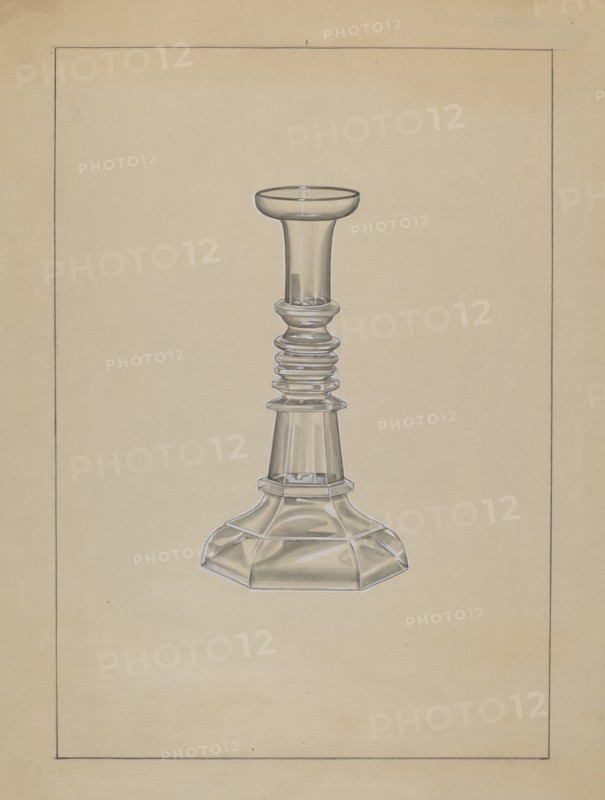 Candlestick, c. 1936. Creator: John Dana.