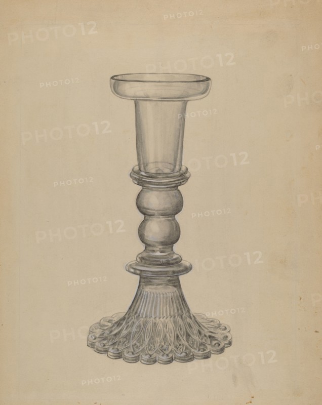 Candlestick, c. 1936. Creator: John Dana.