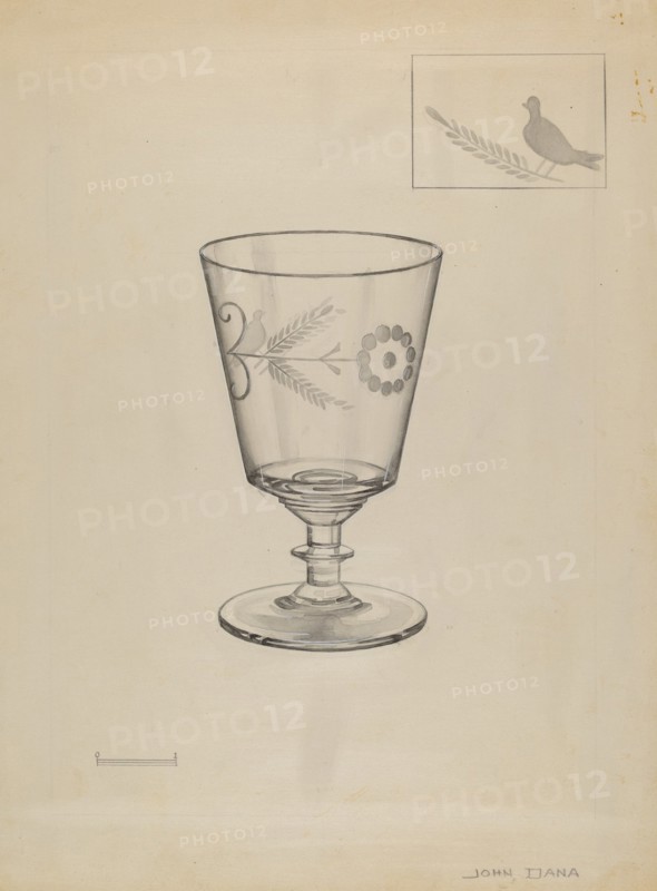 Goblet, c. 1936. Creator: John Dana.
