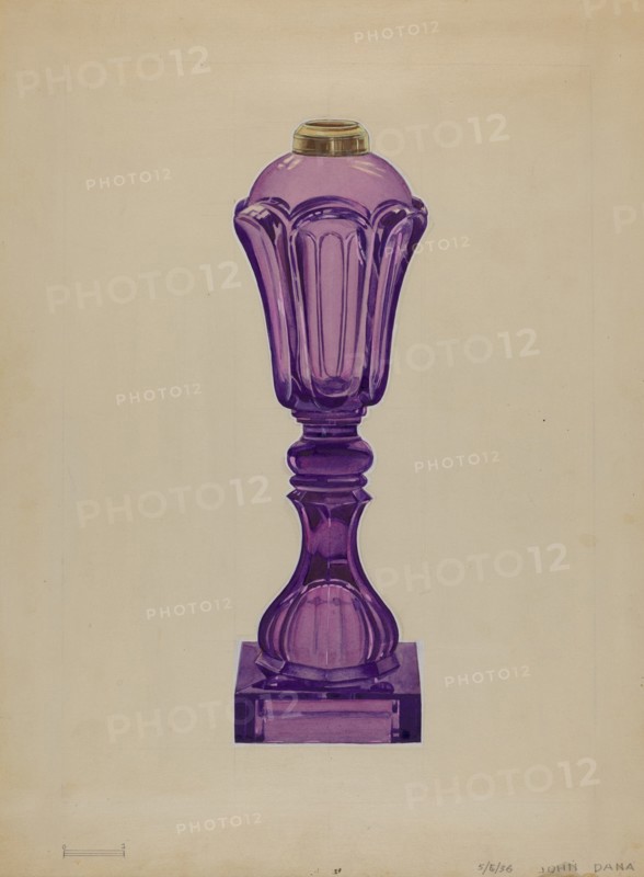 Lamp, 1938. Creator: John Dana.