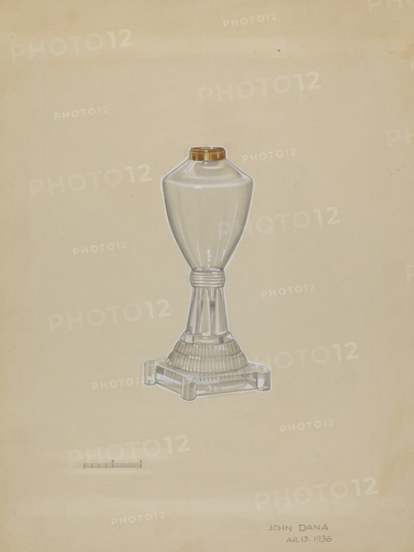 Lamp, 1936. Creator: John Dana.