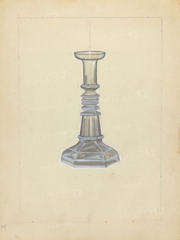 Candlestick, c. 1940. Creator: John Dana.