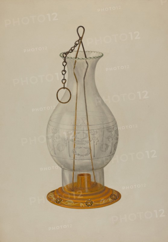 Candle Lantern, c. 1940. Creators: John Dana, Nicholas Amantea.