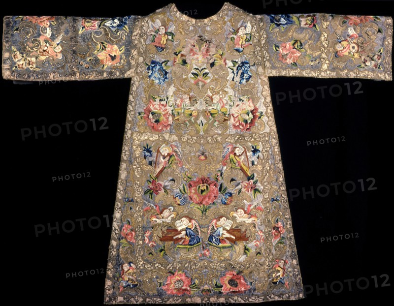 Dalmatic and Humeral Veil, Bayern, 1675/1725. Creator: Unknown.