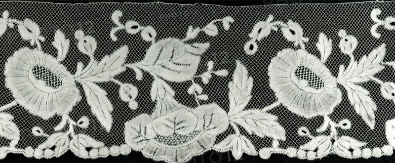 Sleeve Ruffle, Ghent, 1880s. Creator: Unknown.