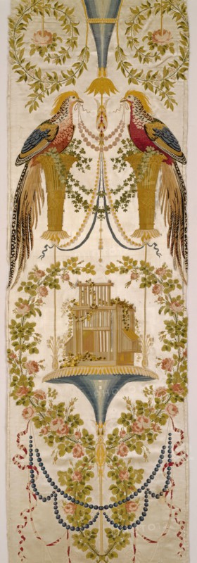 The Pheasants from the "Verdures of the Vatican" Series, Lyon, c. 1799. Creators: Jean Démosthène Dugourc, Claude Pierre Etienne Camille Pernon.