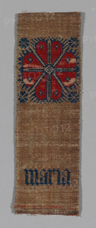 Fragment (From an Orphrey Band), Cologne, 15th century. Creator: Unknown.