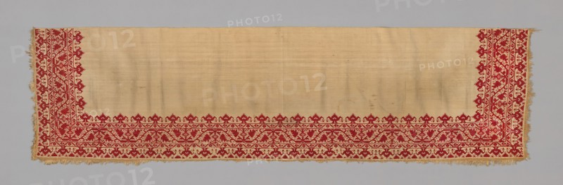 Valance (For a Bed), Cyprus, 18th century. Creator: Unknown.