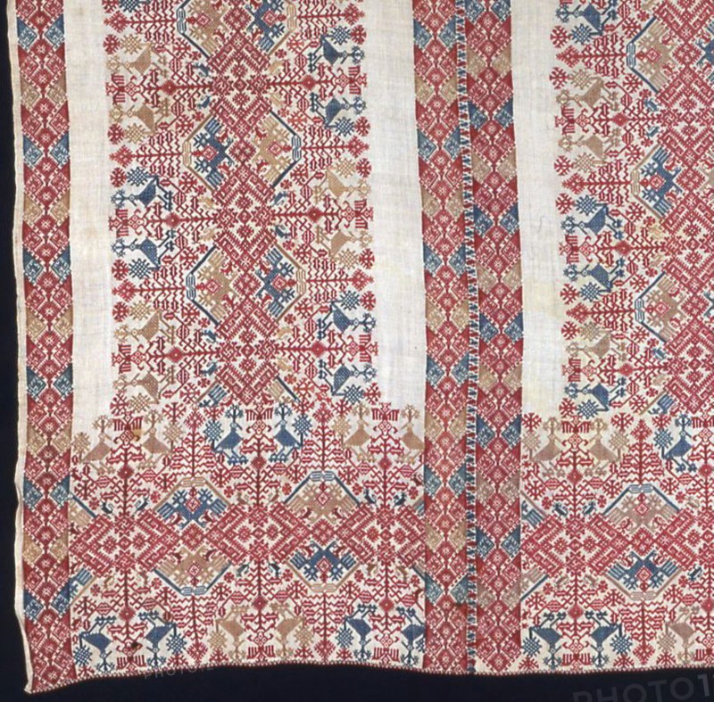 Bed Curtain, Greece, 1700/1900. Creator: Unknown.