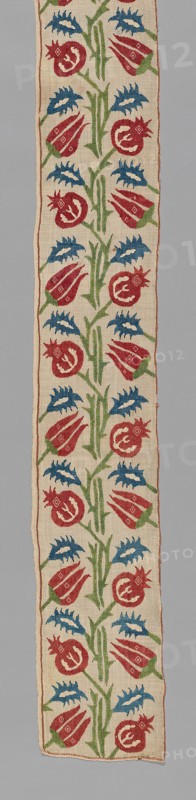 Fragment (For a Bed Curtain), Greece, 17th century. Creator: Unknown.