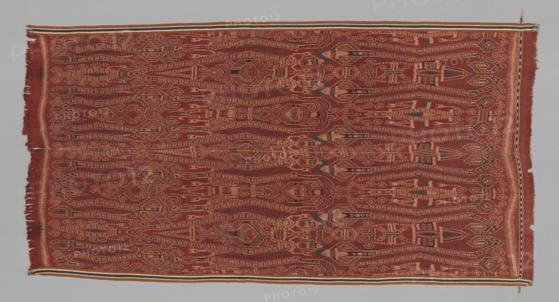 Ikat-dyed Blanket, Malaysia, 1875/1900. Creator: Unknown.