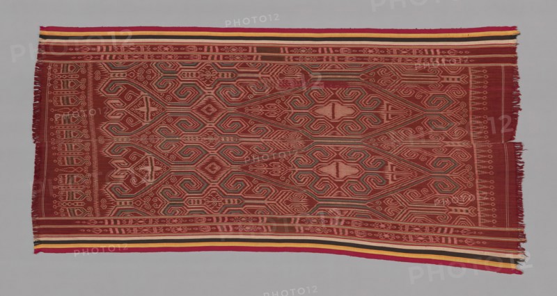 Ikat-dyed Blanket, Malaysia, 1875/1900. Creator: Unknown.