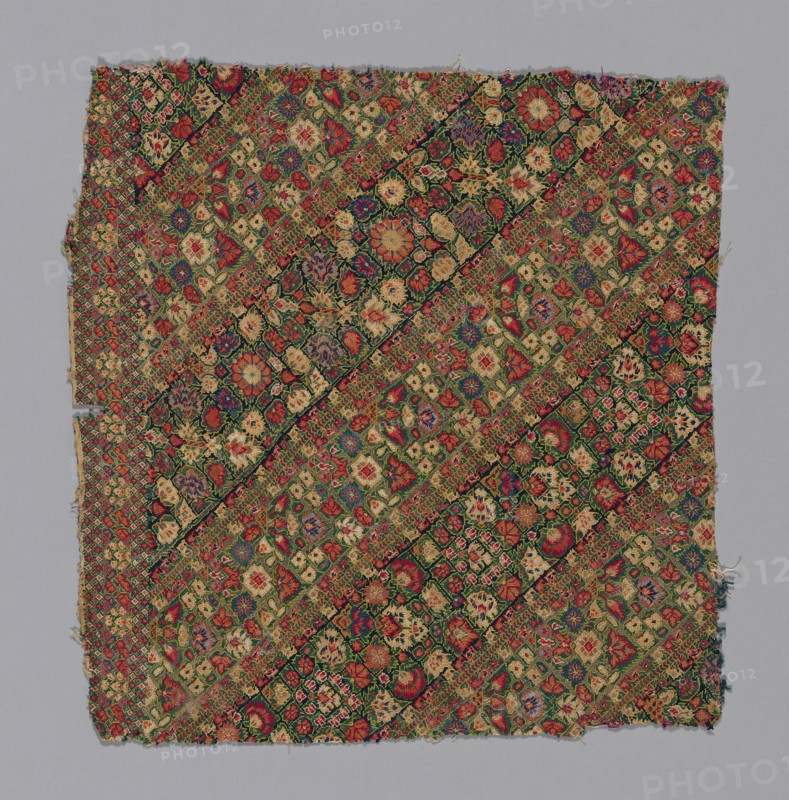 Fragment (Nakshe), Iran, 1875/1900. Creator: Unknown.