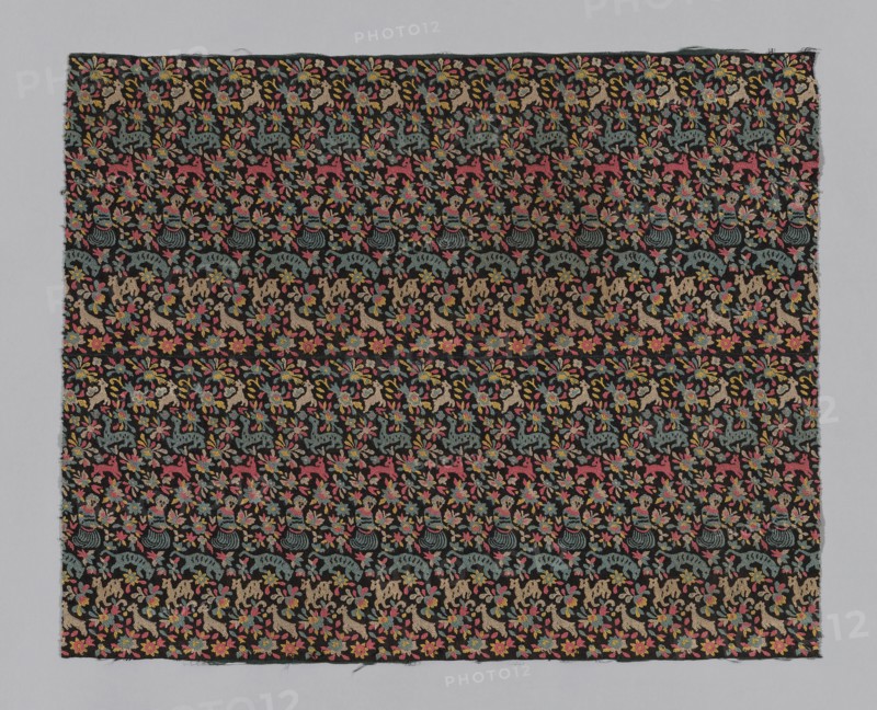 Dress Fabric, Iran, 19th century. Creator: Unknown.