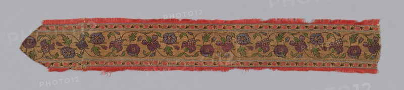 Fragment (Border), Iran, 17th century. Creator: Unknown.