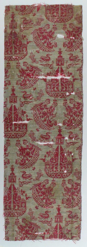 Fragment (Dress Fabric), Persia, 1601/25. Creator: Unknown.