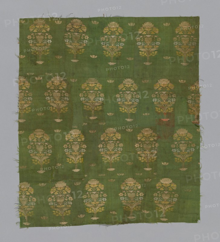 Fragment (Dress Fabric), Iran, 1675/1725. Creator: Unknown.