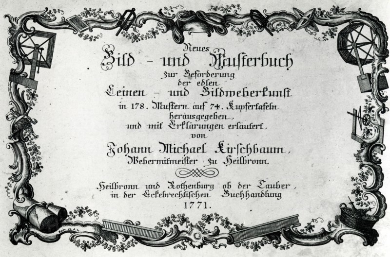 Neues Bild-und Musterbuch (New Picture and Sample Book), Germany, 1771. Creator: Johann Michael Kirschbaum.