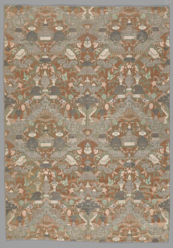 Length of Woven Silk, Netherlands, 1730s. Creator: Unknown.