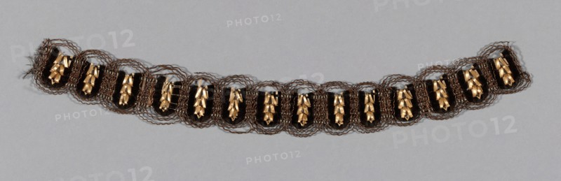 Fragment (Bonnet Trim), Europe, 1840/50. Creator: Unknown.