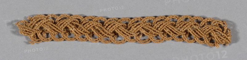 Fragment (Bonnet Trim), Europe, 1850. Creator: Unknown.