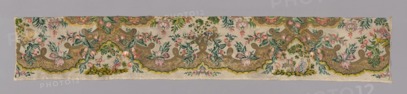 Border of a Valance, Spain, 18th century. Creator: Unknown.