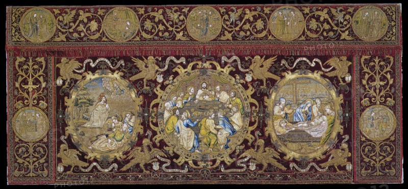 Altar Frontal Depicting Scenes from the Life of Christ, Seo de Urgel, 1575/1600. Creator: Unknown.