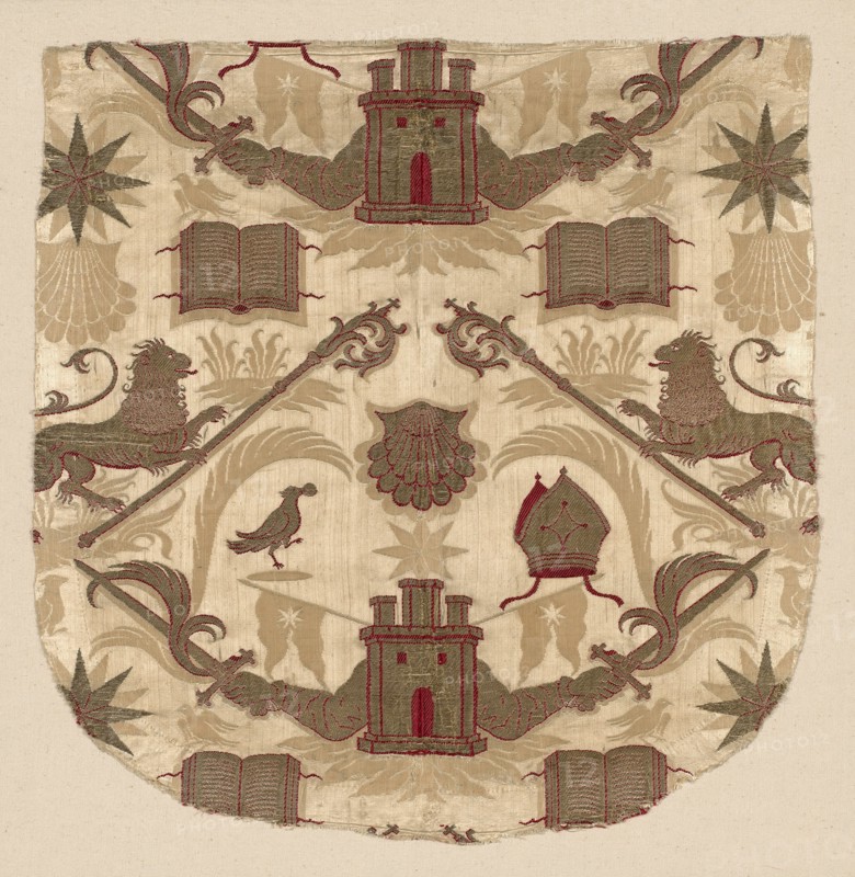 Hood from Cope, Spain, 17th century. Creator: Unknown.