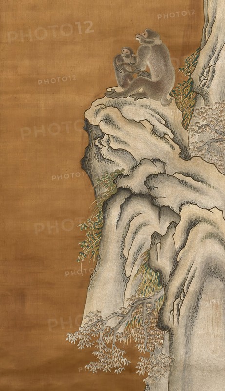 Scroll, China, Qing dynasty (1644-1911), c. 1860. Creator: Unknown.
