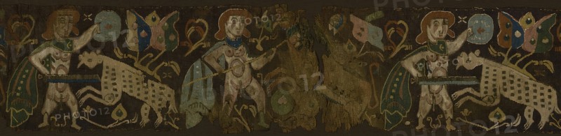 Border, Egypt, Roman period (30 B.C.- 641 A.D.)/Arab period (641-969), 6th/8th century. Creator: Unknown.