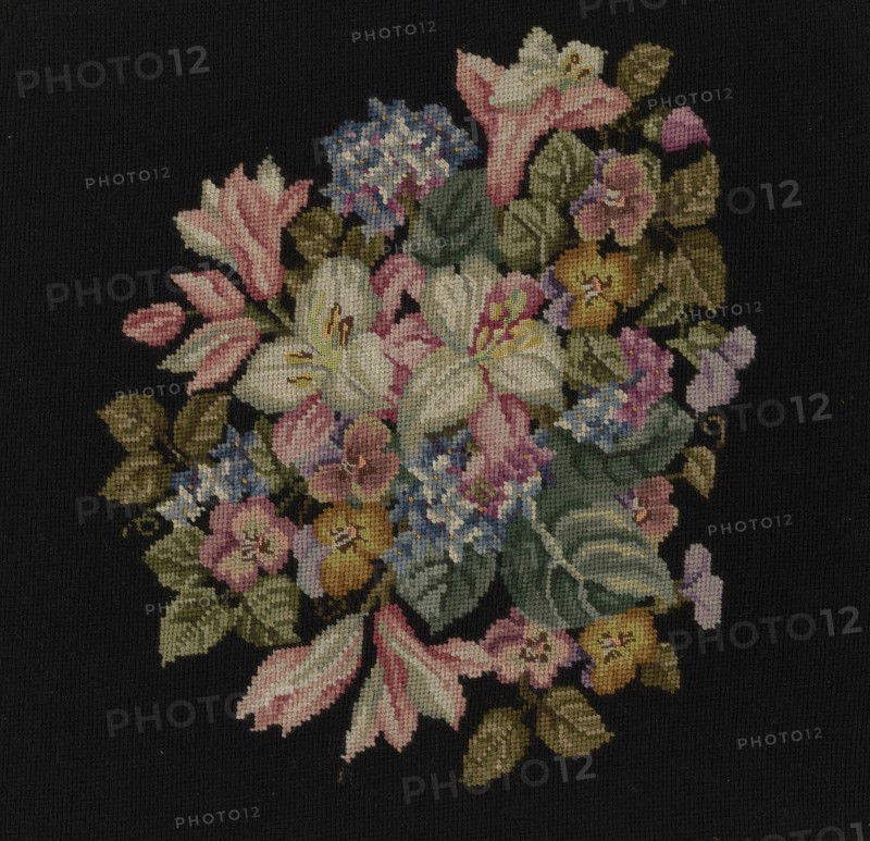 Chair Seat, England, c. 1880. Creator: Unknown.