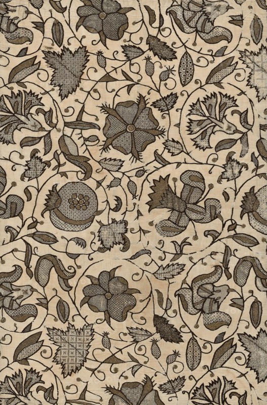 Cushion Cover (Made from Woman's Dress), England, Elizabethan period, 1575/1600. Creator: Unknown.