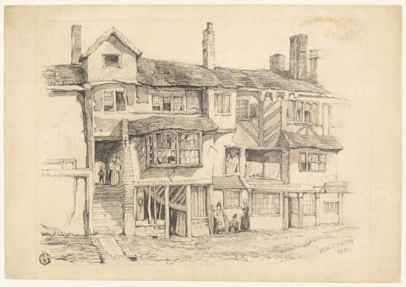 Bridge St. Chester, n.d. Creator: Alexander Stuart Boyd.
