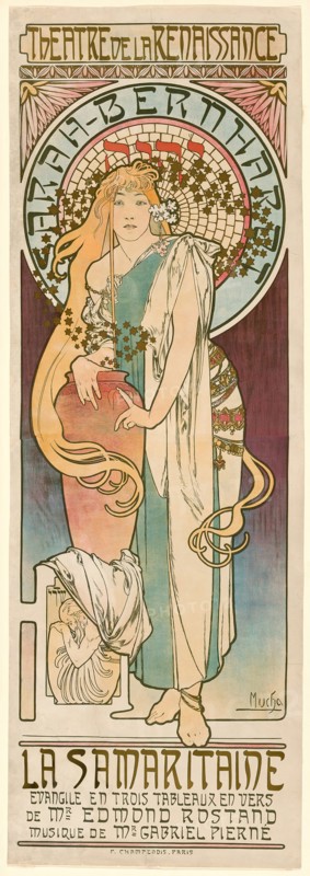 La Samaritaine, 1897. Creator: Alphonse Mucha.