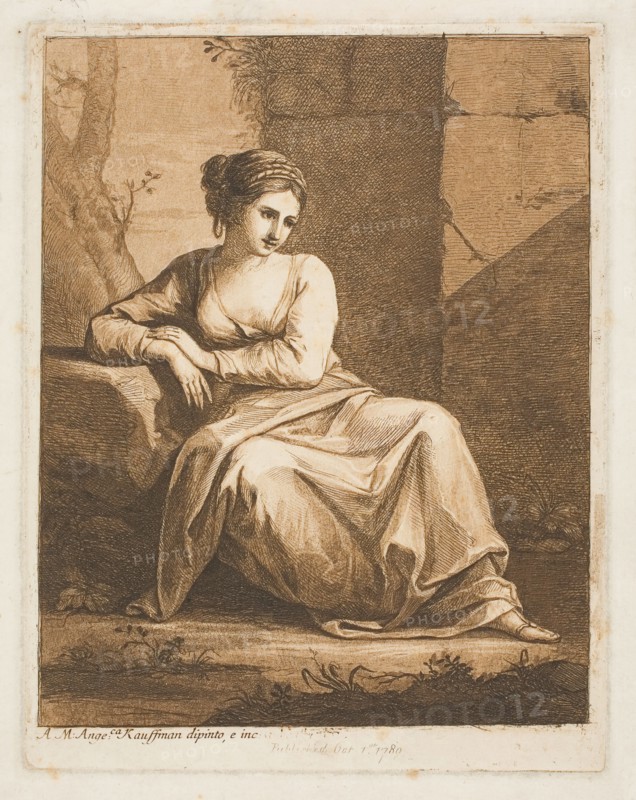 The Muse, 1766. Creator: Angelica Kauffman.