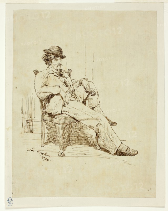 Whistler Resting, 1874. Creator: James Hayllar.
