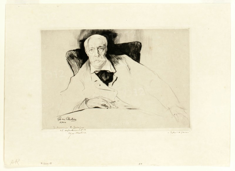Alfred Stevens, 1900. Creator: Edgar Chahine.
