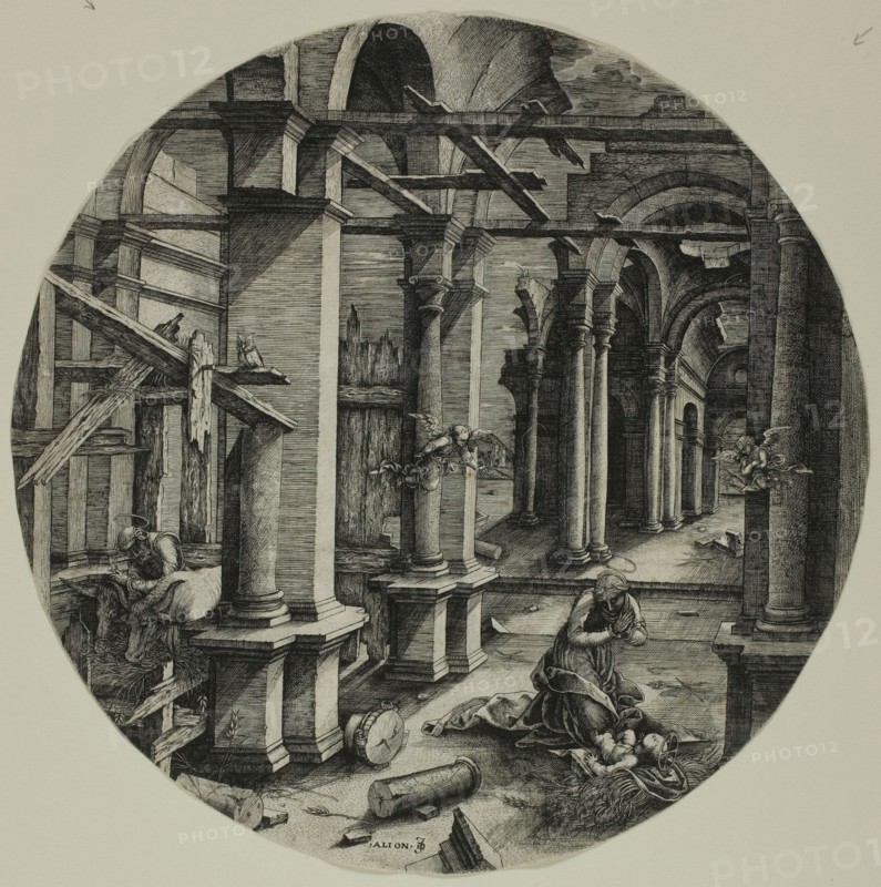The Stable in Bethlehem, c. 1520–40. Creator: Jean de Gourmont.