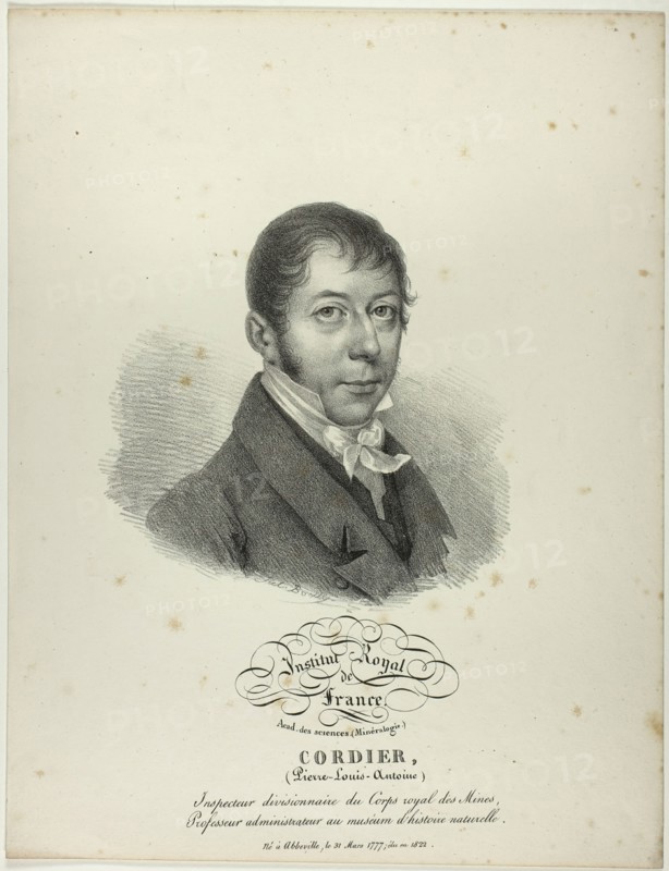 Portrait of Pierre-Louis-Antoine Cordier, c. 1825. Creator: Julien Leopold Boilly.