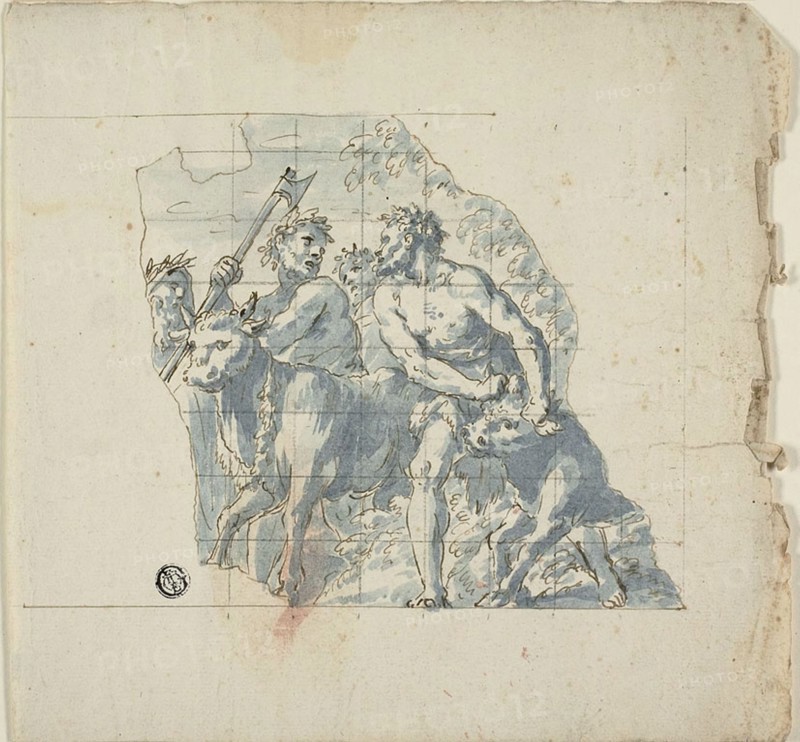 Priests, Sacrificers, and Steers, n.d. Creator: Antonio Grano.