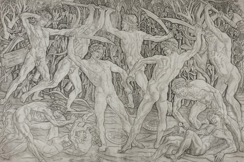 Battle of the Naked Men, 1489-95. Creator: Antonio del Pollaiuolo.