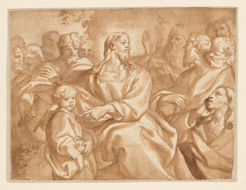 Suffer the Little Children, 1690/1700. Creator: Domenico Piola I.