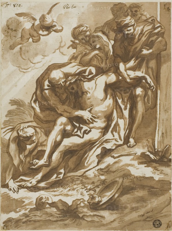Descent from the Cross, n.d. Creator: Domenico Piola I.