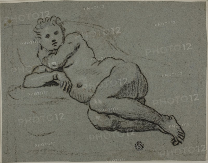 Reclining Nude, 1600/20. Creators: Domenico Tintoretto, Workshop of Tintoretto.