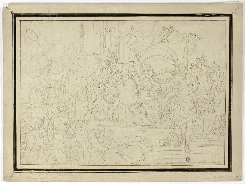 Ruler Receiving Lady, n.d. Creator: Francesco Solimena.