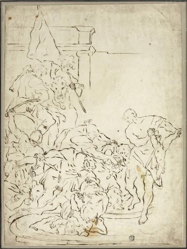 Massacre of the Innocents, n.d. Creators: Francesco Solimena, Lodovico Carracci.
