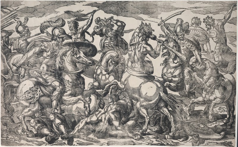 Battle of the Lapiths and Centaurs, c.1600. Creator: Geronima Cagnaccia Parasole.